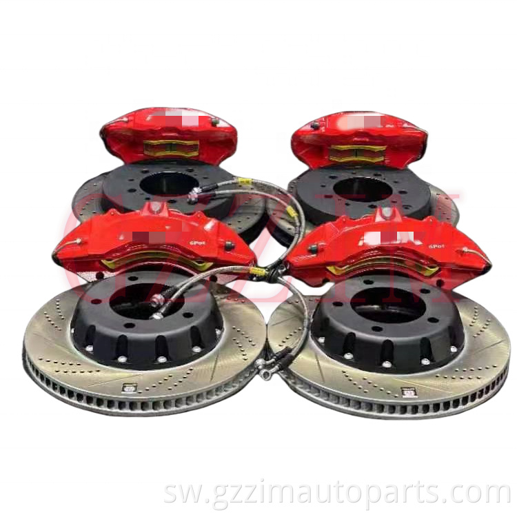 Utendaji wa hali ya juu Mfumo wa kuvunja auto Brake Kit 6 Pot Gari Brake kwa Tundra